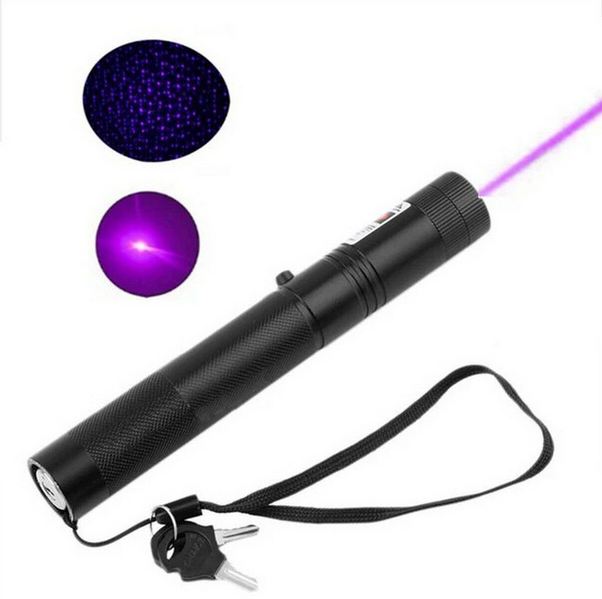 Лазер ручной фиолетовый Laser 303