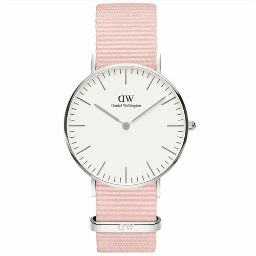 фото Наручные часы daniel wellington, серебряный, розовый