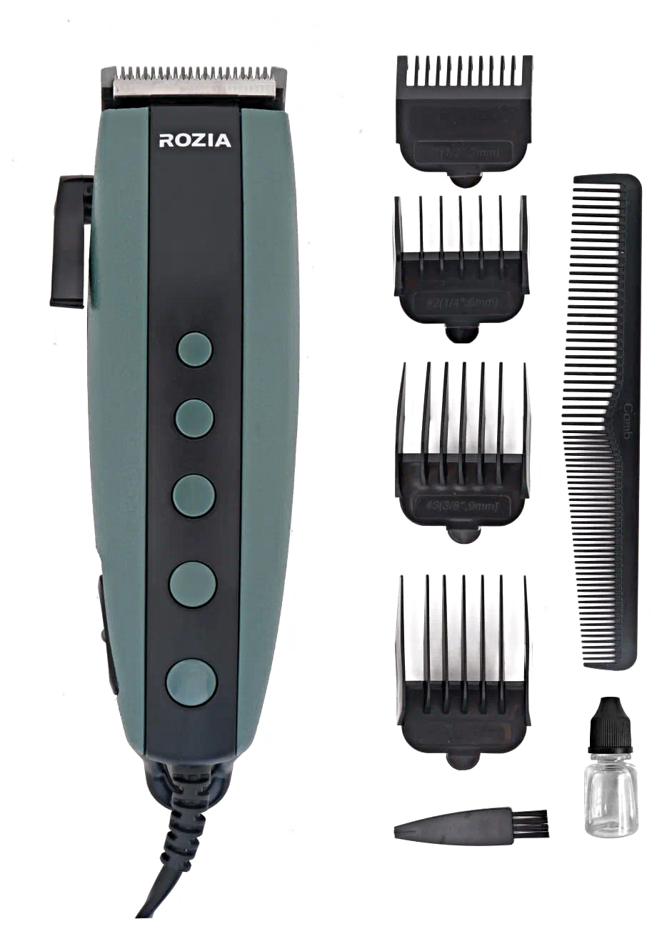 Машинка для стрижки волос HQ-351, Профессиональный триммер для стрижки волос, для бороды, усов, Зеленый
