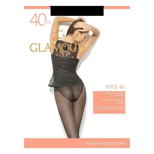 Glamour Колготки Style 40 den цвет Daino дайно размер 2-S