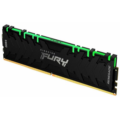 Kingston Модуль оперативной памяти 8ГБ DDR4 SDRAM Kingston FURY Renegade KF432C16RBA/8 (PC25600, 3200МГц, CL16) (ret) модуль памяти kingston fury renegade black rgb ddr4 dimm 3200mhz pc25600 cl16 64gb 2x32gb kf432c16rb2ak2 64