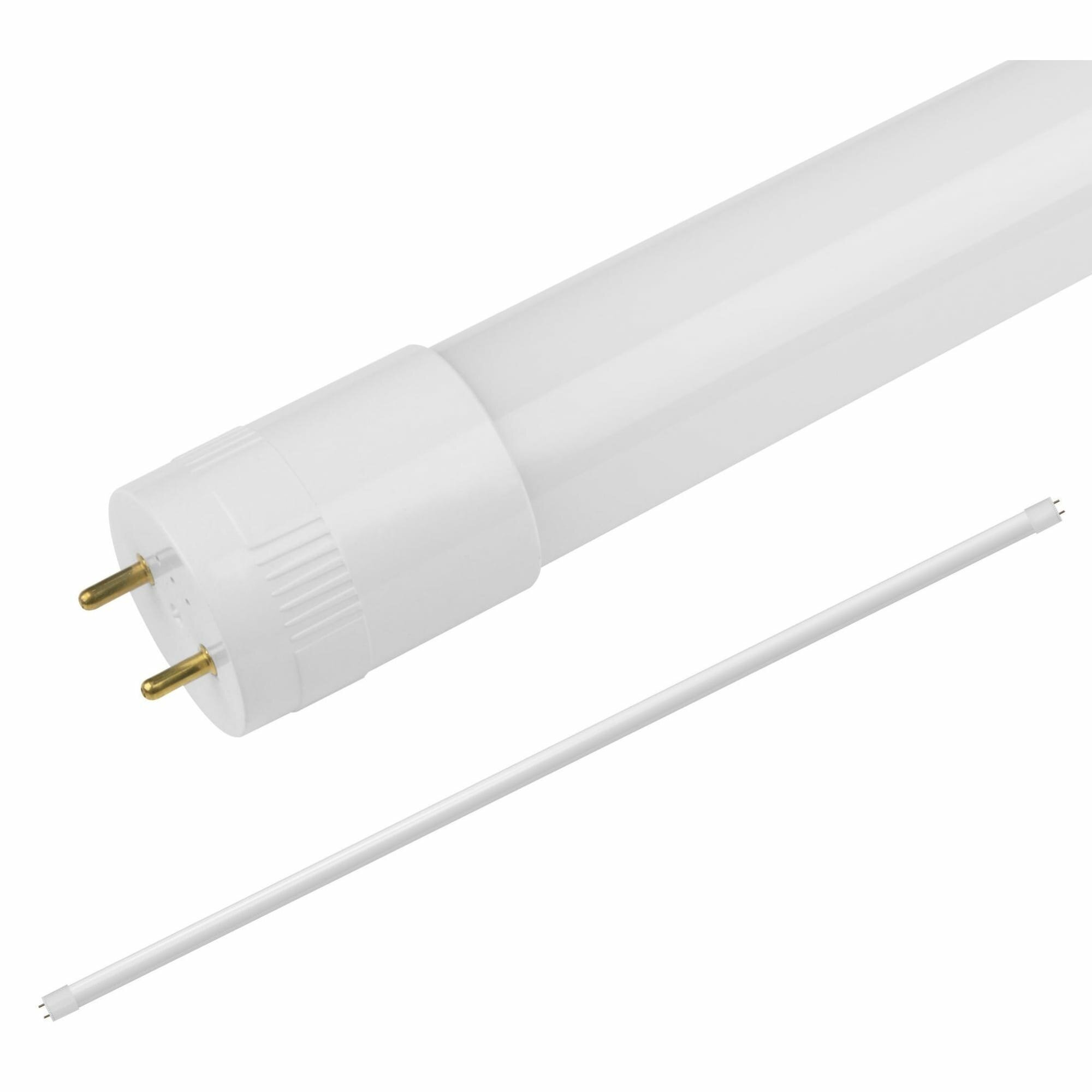 фото Лампа светодиодная Volpe T8 G13 220-240 В 18 Вт туба матовая 2000 лм нейтральный белый свет