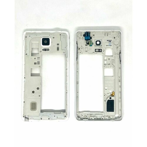 Дисплейная рамка (средняя часть корпуса) для Samsung N910 (Note 4) белый дисплейная рамка средняя часть для meizu m5 note белый