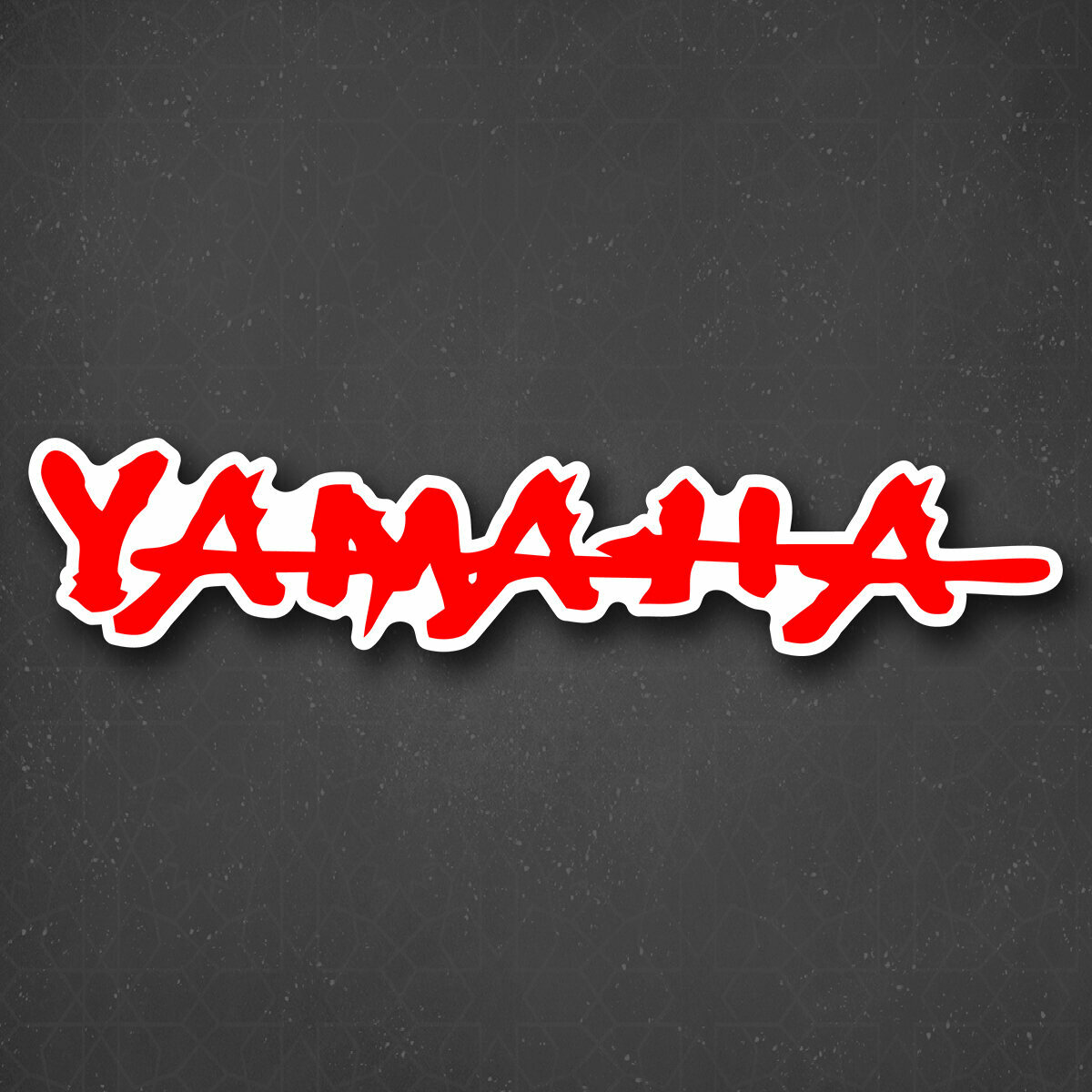 Наклейка на авто "Yamaha - Ямаха" 24x5 см