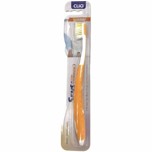 Зубная щетка Clio SENS INTERDENTAL антибактериальная, средняя