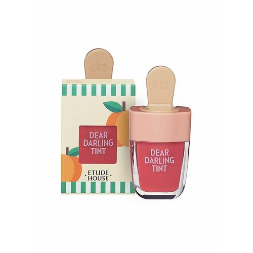 Увлажняющий тинт для губ Etude House Красный Абрикос etude house lip tint dear darling water gel pk004 red bean red 0 15 oz 4 5 g