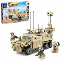 Конструктор Армия «Бронеавтомобиль», 416 деталей;
-Вес: 720 г.;
-Фасовка: 1 шт;
-Тип индивидуальной упаковки: Картонная коробка;
-Длина упаковки: 42;
-Высота упаковки:  ...
