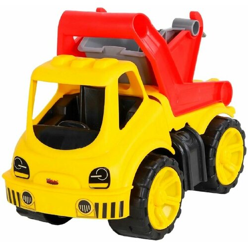 машины toy mix машина пластмассовая toy bibib большой трактор с прицепом Игрушка Toy mix Машина Toy Bibib Большой Мусоровоз х2шт