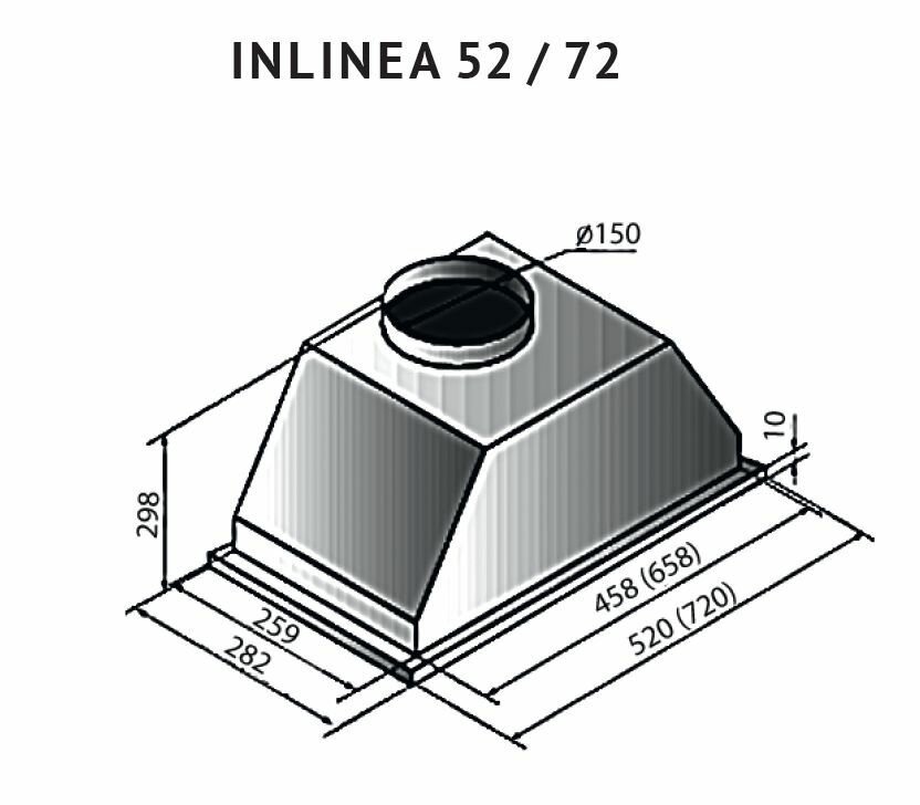 Вытяжка встраиваемая Kuppersberg INLINEA 52 White - фотография № 10