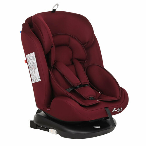 Детское автокресло группы 0+/1/2/3 (0-36кг.) Bambola Minori Isofix Темно-Красный KRES3559 , поворотное, регулировка наклона спинки, положение лежа