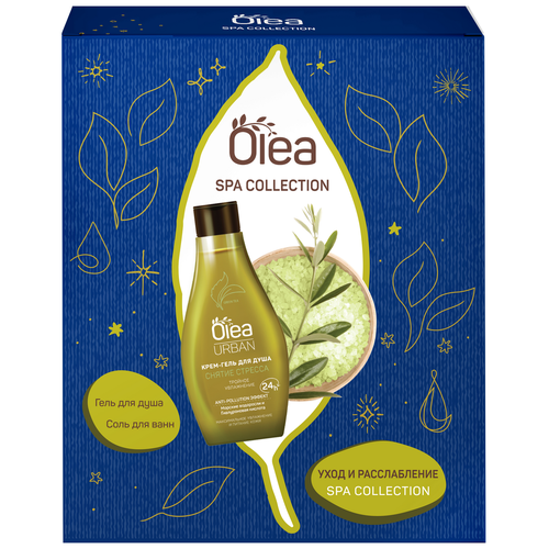 Набор подарочный Olea Spa Collection Крем-гель для душа 300мл + Соль для ванны 200г