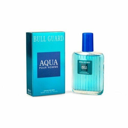 Лосьон одеколон после бритья Bull Guard Aqua, по мотивам Bulgari Aqua, 100 мл (комплект из 6 шт)