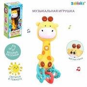 Музыкальная игрушка «Музыкальный жирафик», звук, свет (комплект из 2 шт)
