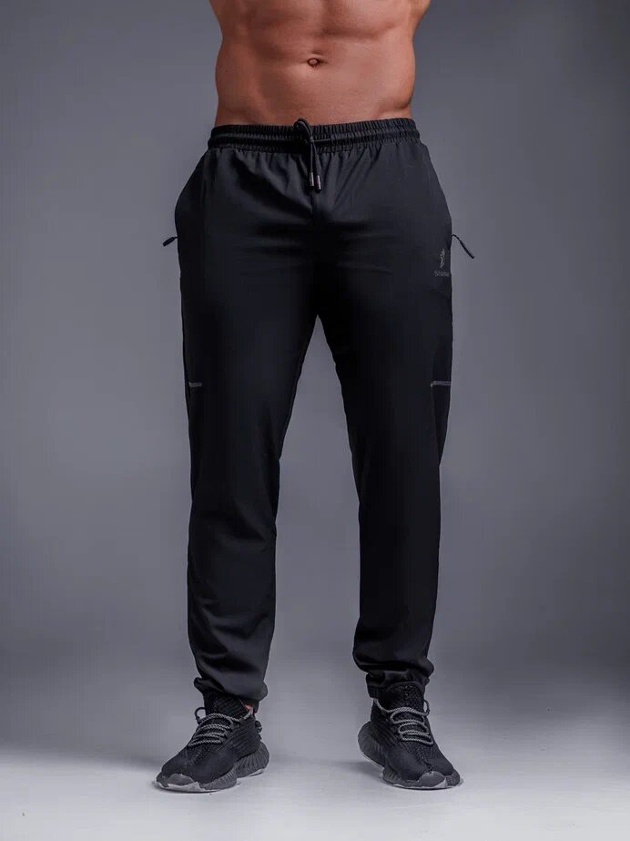 Брюки джоггеры Stuntaps Спортивные штаны, размер L, черный — фото 1