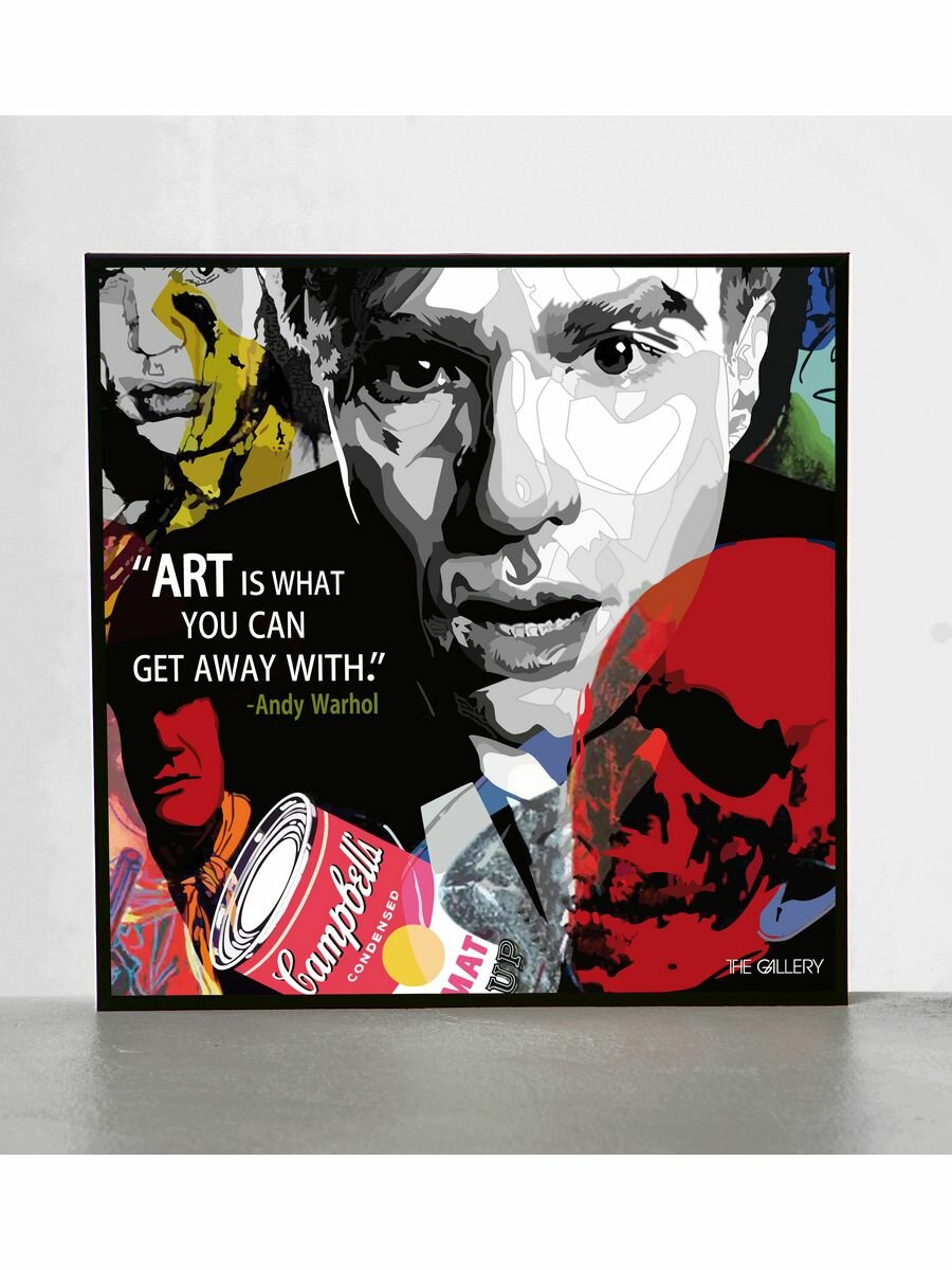 Картина постер для интерьера Энди Уорхол в стиле поп-арт