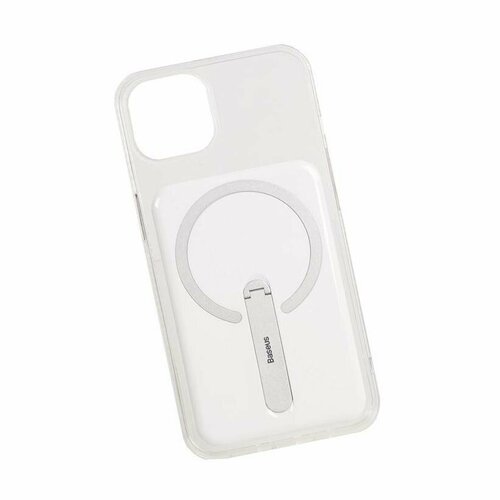 чехол momax silicone magnetic protective case для iphone 13 6 1 msap21mb синий Чехол (задняя накладка) BASEUS Magnetic Phone Case для iPhone 13 6.1, прозрачный, ARCX000002