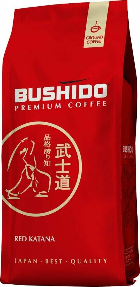Кофе Bushido Red Katana молотый набор 227 г х 3 шт