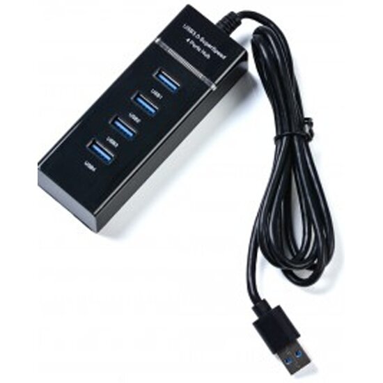 Хаб USB KS-is 4xUSB 2.0 F - USB 2.0 Type-A M 1.2m KS-727