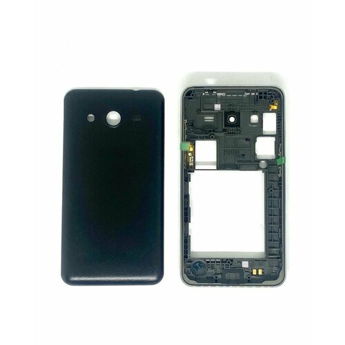 Корпус (крышка + рамка) для Samsung G355 черный