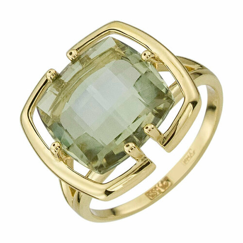 Кольцо ALORIS, красное золото, 585 проба, аметист