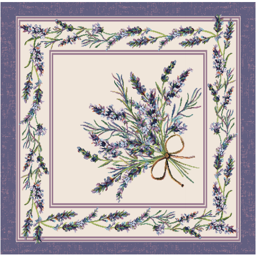 Подушка Крымская лаванда (фиолетовый, думка 50х50)