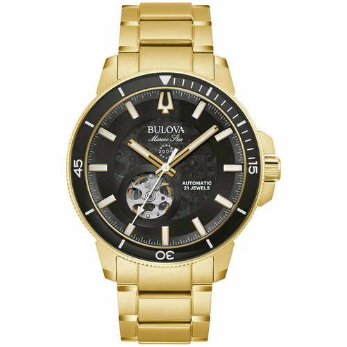 Наручные часы BULOVA, золотой, черный