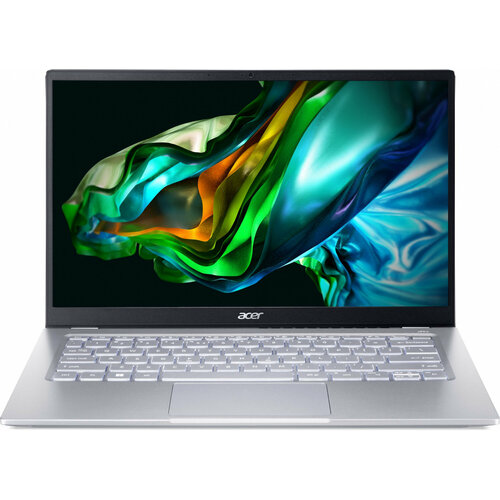 ACER Ноутбук Acer Swift Go 14 SFG14-41-R2U2 Ryzen 5 7530U 16Gb SSD512Gb AMD Radeon 14 IPS FHD 1920x1080 Windows 11 Home silver WiFi BT Cam NX KG3CD003 NX KG3CD003 8282400₽