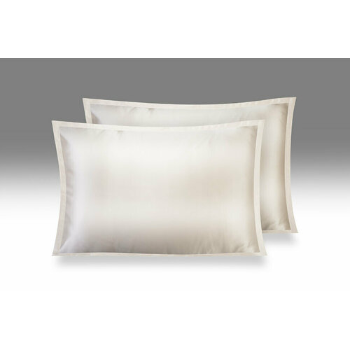 Шелковая наволочка «Shine» (ванильный, наволочка 50х70)