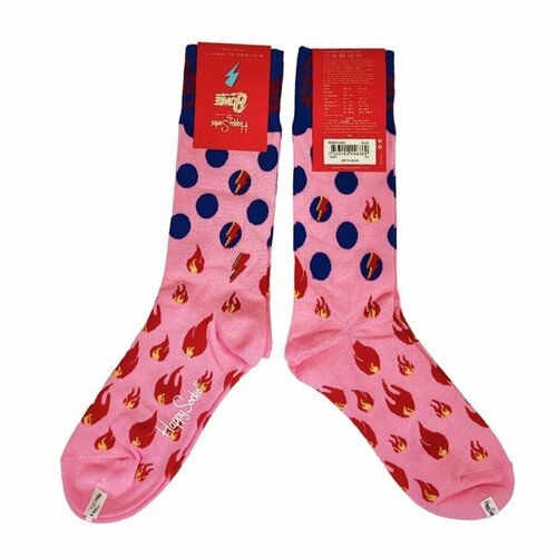 Носки Happy Socks, размер 36-40, розовый, красный носки унисекс happy socks 1 пара классические размер универсальный серый