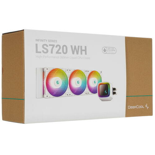 Жидкостное охлаждение для процессора DeepCool LS720 WH R-LS720-WHAMNT-G-1 - фото №13