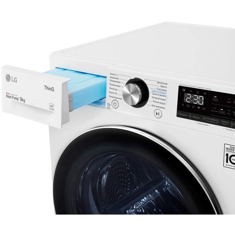 Сушильная машина LG DC90V9V9WN — фото 4