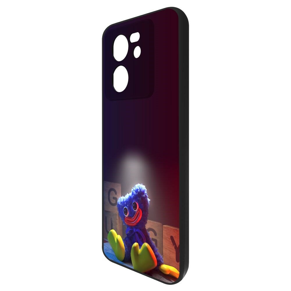 Чехол-накладка Krutoff Soft Case Хаги Ваги игрушка для Xiaomi 13T Pro черный — фото 1