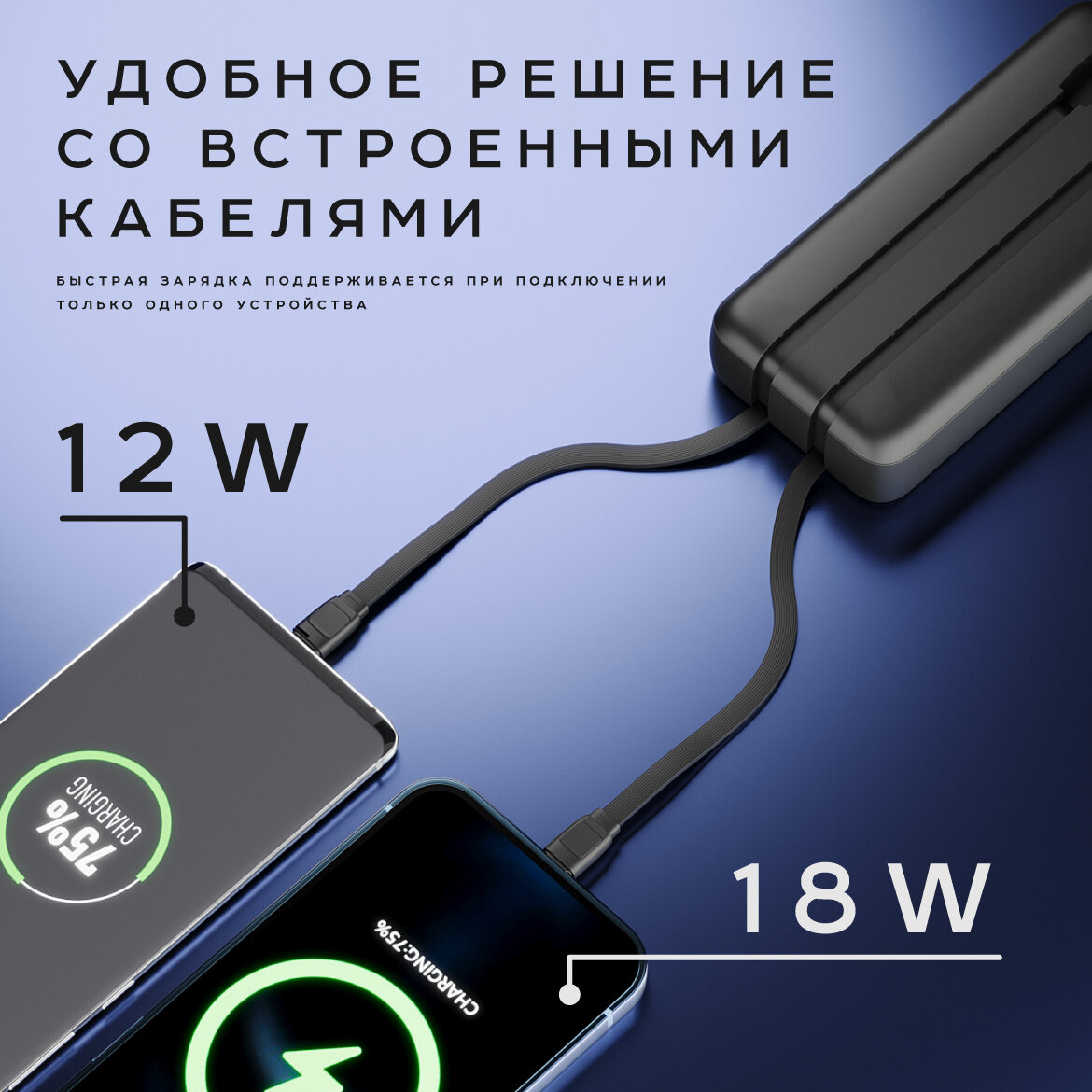 Внешний аккумулятор OLMIO L-20, 20000mAh, black - фото №4