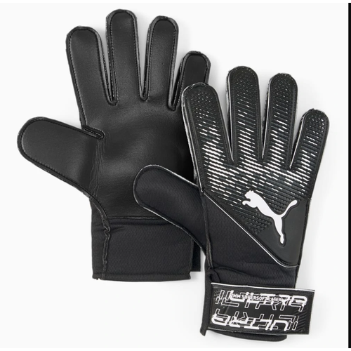Вратарские перчатки PUMA, регулируемые манжеты, размер 10, черный