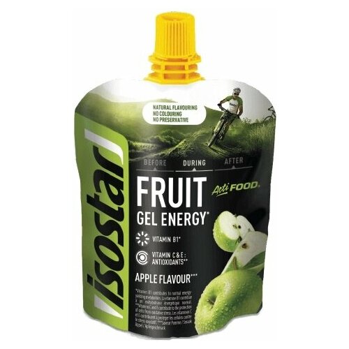 Энергетические гели Isostar Energy Gel ACTIFOOD (90 г) Яблоко