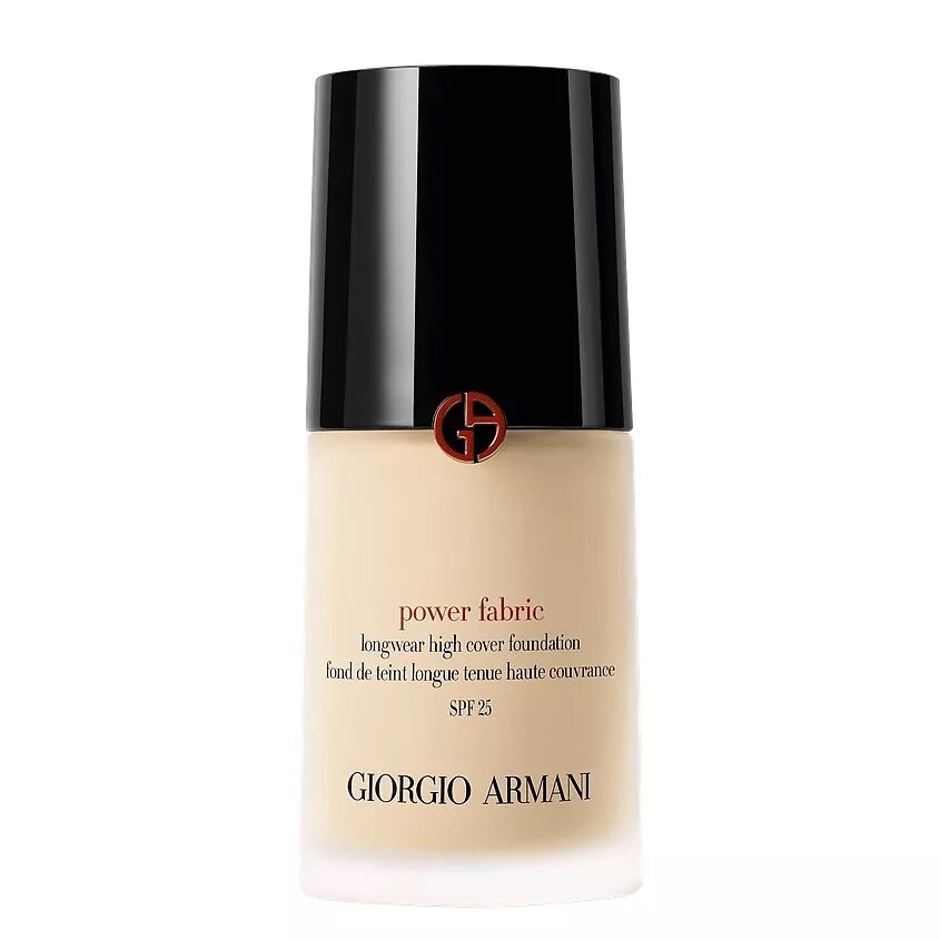 GIORGIO ARMANI Power Fabric Тональный крем для лица стойкий SPF 25, 30 мл, 2