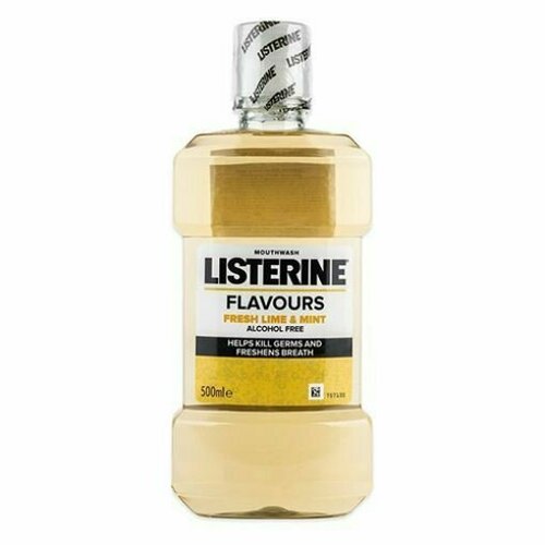 Ополаскиватель для полости рта Listerine flavours свежий лайм и мята 500 мл (из Финляндии)