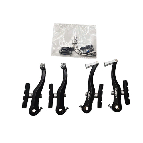 фото Набор тормоза v-brake 115 mm с алюмин. регул, rush (radius), пер+зад, без ручек и тросов, 3122628-18 no name