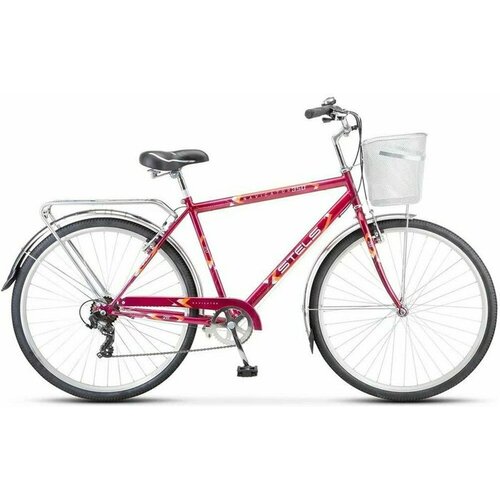 Велосипед Stels Navigator 355 V 28 Z010 LU101288LU094983 рама 20 пурпурный корзина 1276000₽