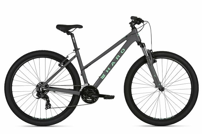 Велосипед Haro Flightline One 27.5 ST 17" matt black/turquoise 27.5"