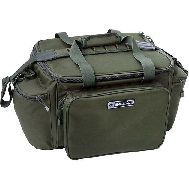 фото Микадо Сумка для рыболовных принадлежностей Mikado ENCLAVE CARRYALL (70 x 40 x 30 см.) зелёная ()