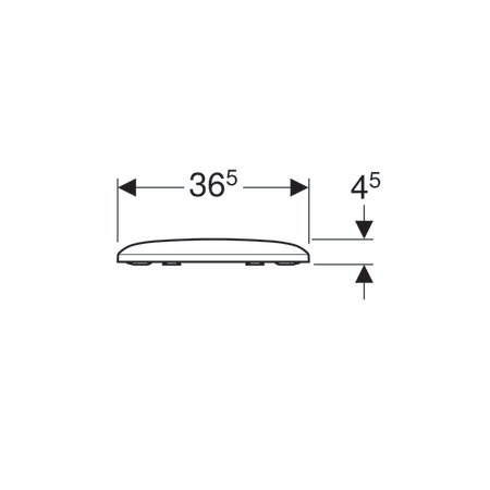 Крышка-сиденье Geberit iCon Square - фото №19