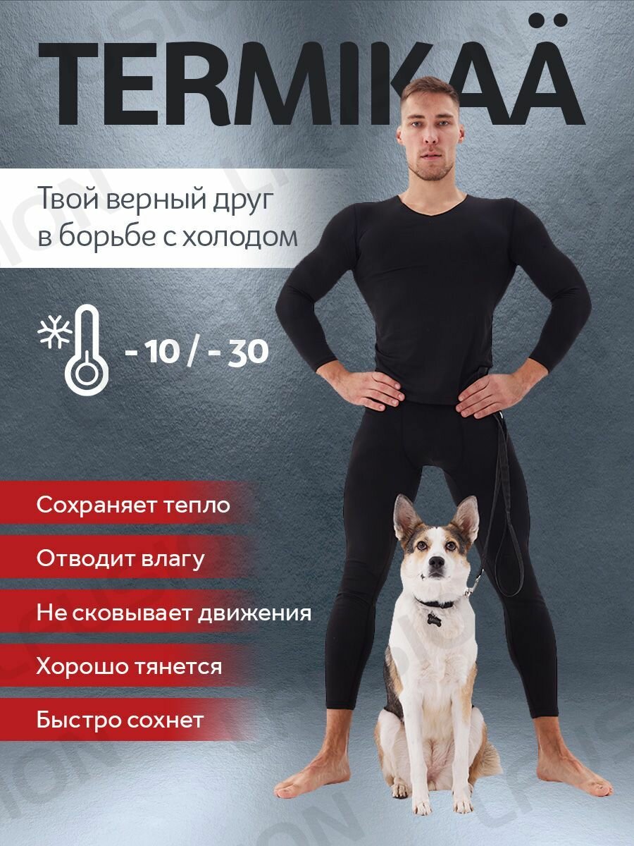 Термобелье мужское зимнее,...