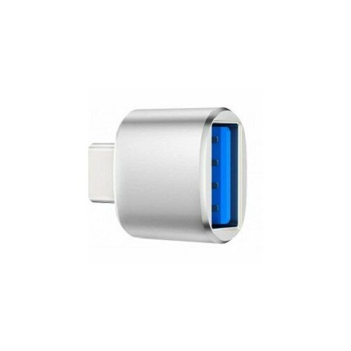 KS-is переходник KS-388S Адаптер USB 3.0 Female в USB-C Male серебристый