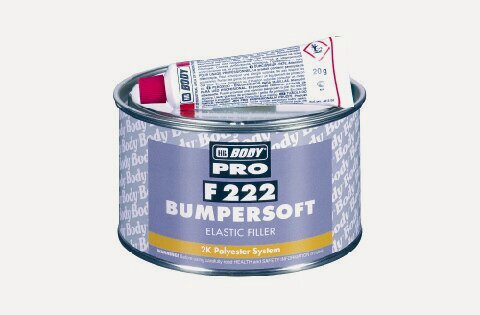 Изображение товара Шпатлевка Body 222 BUMPERSOFT черная 0,25кг