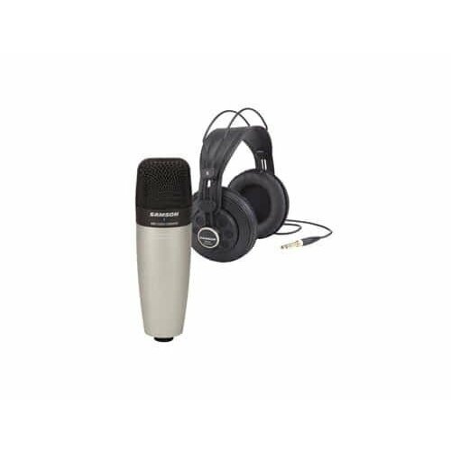 Студийный микрофон с наушниками комплект SAMSON C01-SR850