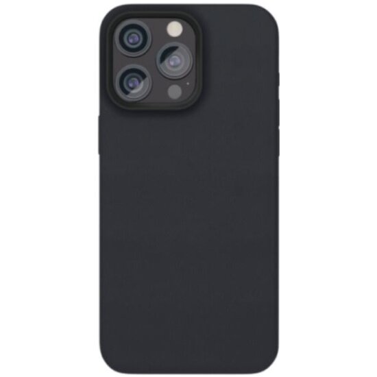 Чехол Vlp для Apple iPhone 15 Pro, Ecopelle Case with MagSafe, черный