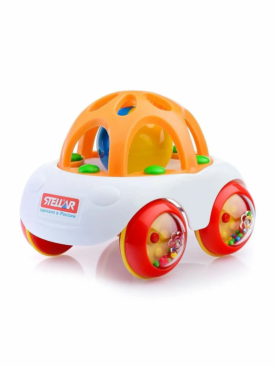 Машинка-погремушка Пончик Stellar 01929 — фото 1