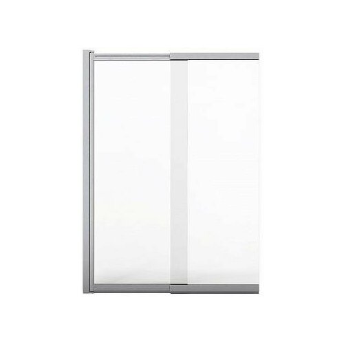 Душевая штора на ванну Azario Шторка для ванны Azario MERRIT 800х1400, Easy Clean раздвижная, прозрачное стекло 5 мм профиль серебро (AZ-NF6122 800)