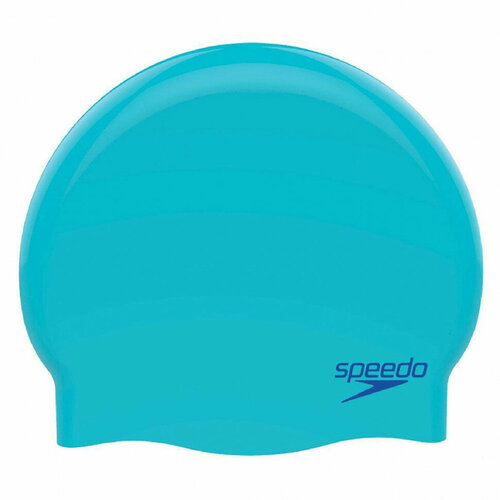 Шапочка для плавания детская SPEEDO Molded Silicone Cap Jr, голубой, силикон шапочка для плавания speedo molded silicone cap jr арт 8 709900004 красный силикон